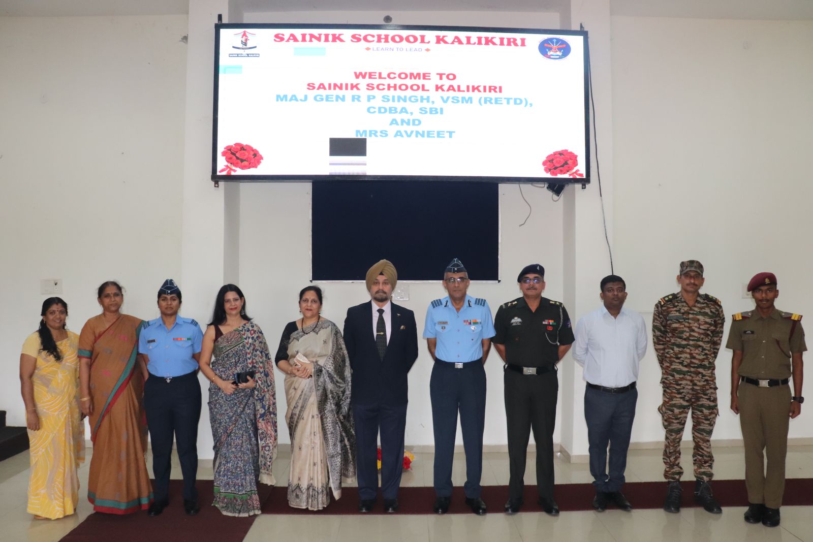Visit of Maj Gen R P Singh, VSM (Retd) — Photo 1 of 2
