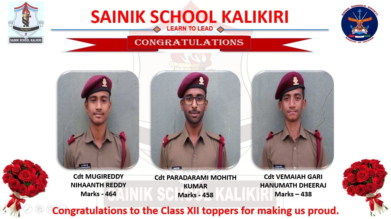 Sainik School Kalikiri campus and cadets